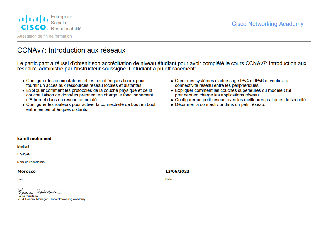 CCNAv7: Introduction aux reseaux