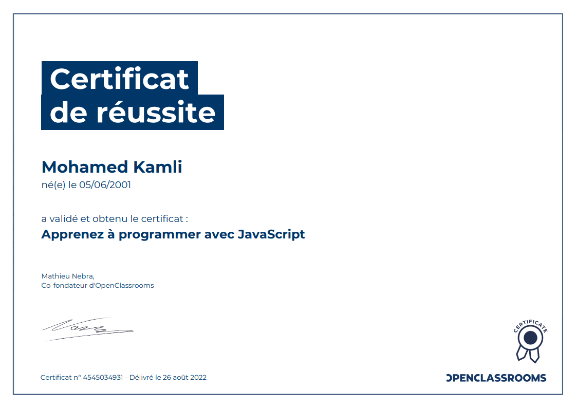 Programmer avec JavaScript