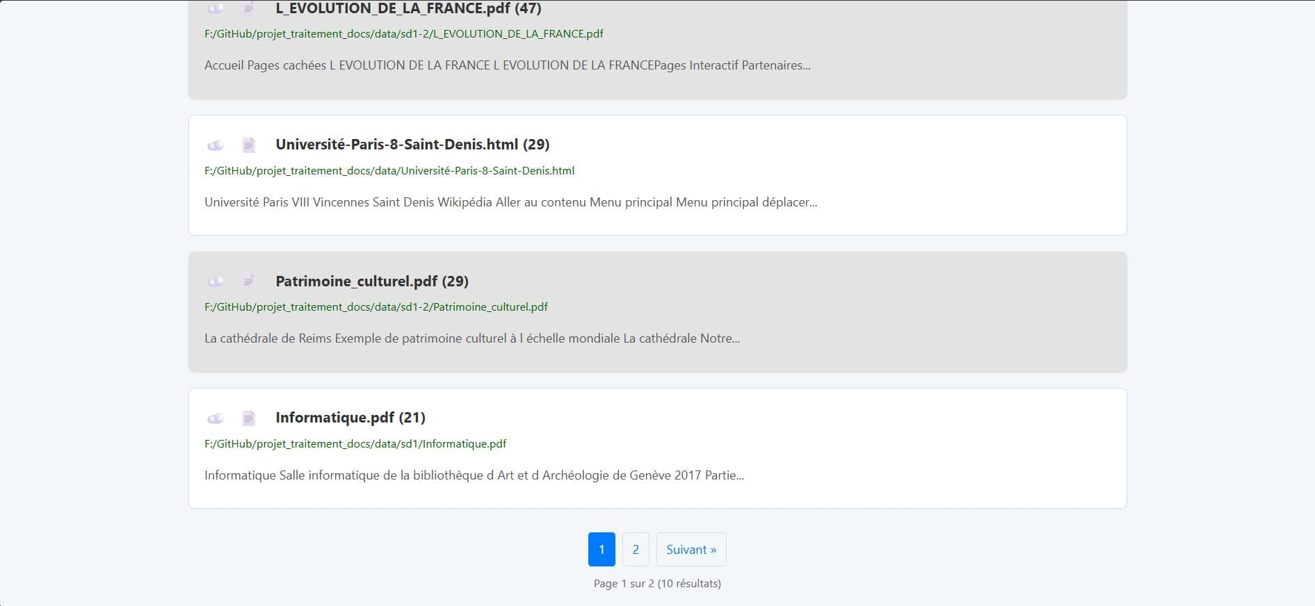 Moteur de Recherche Intelligent - 12